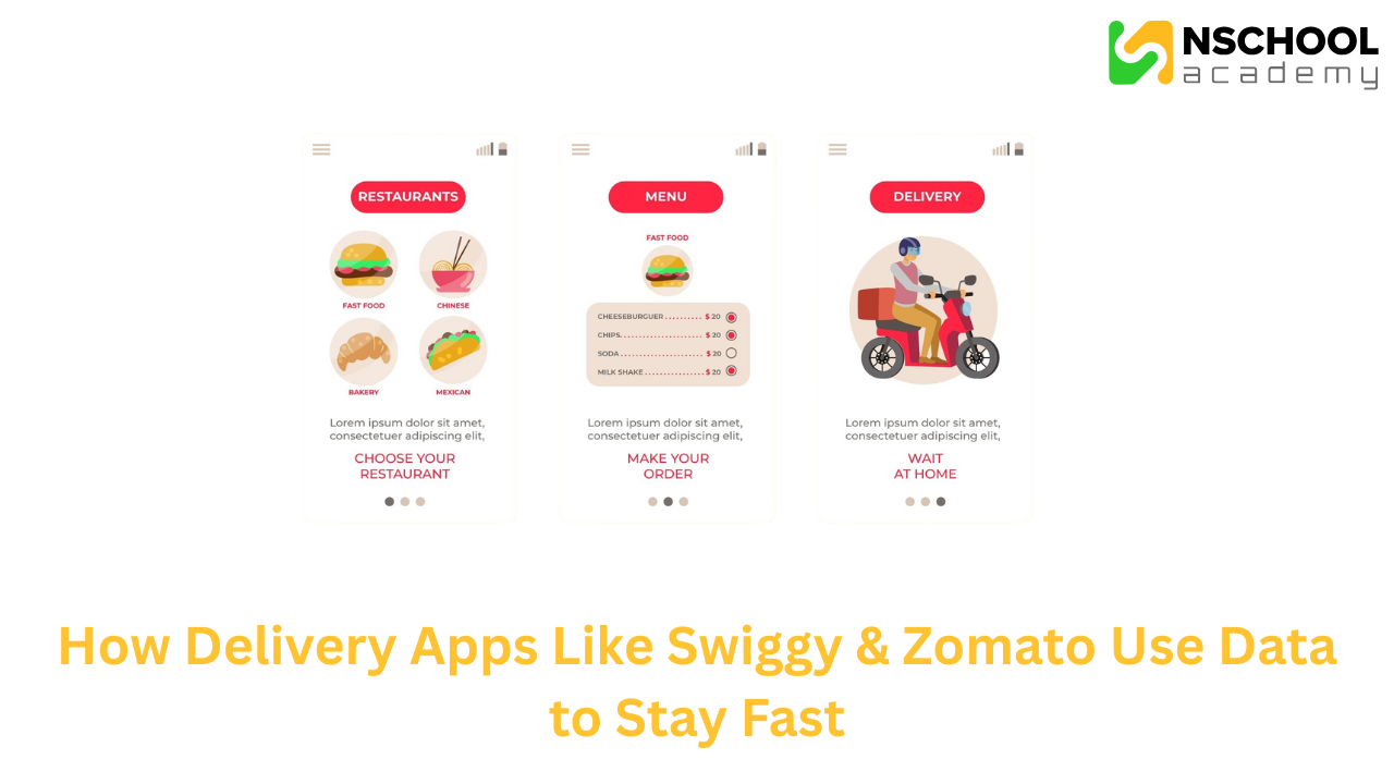 How Delivery Apps Like Swiggy & Zomato Use Data to Stay Fast